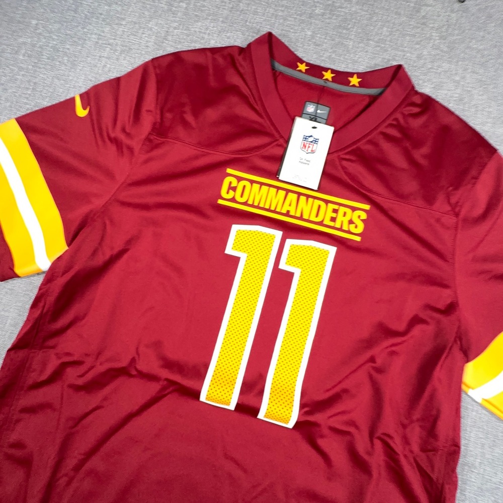 Nike Carson Wentz #11 Washington Commanders Jersey Mens XL NFL On Field Burgundy